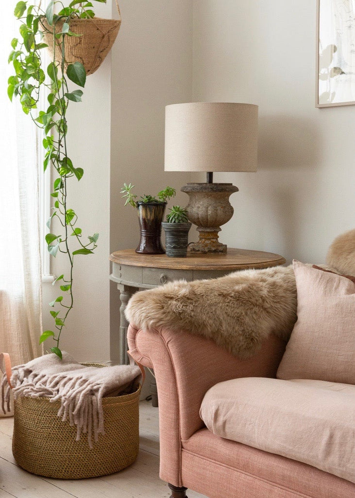 sheepskin rug natural nappa standard size