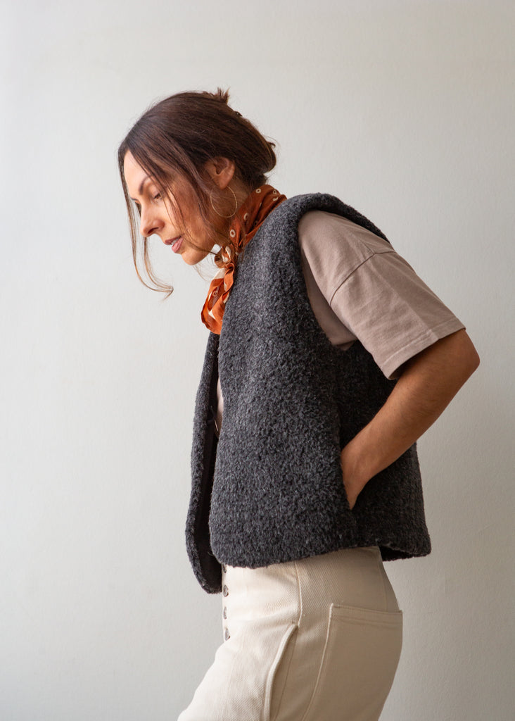 elegant merino gilet