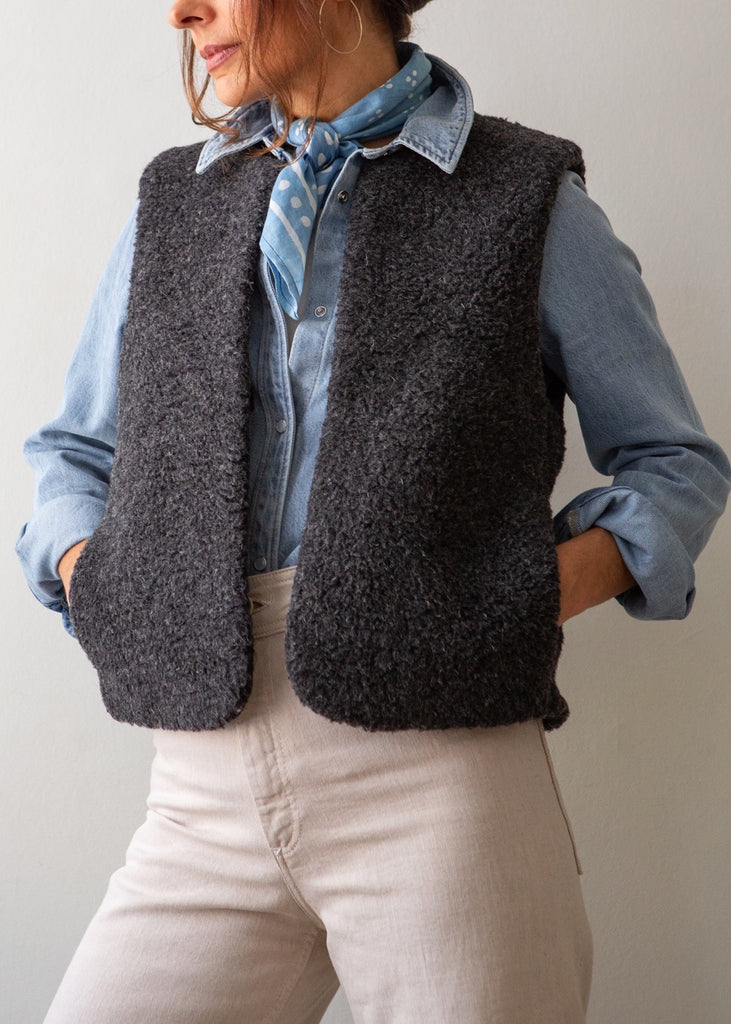 women's merino gilet