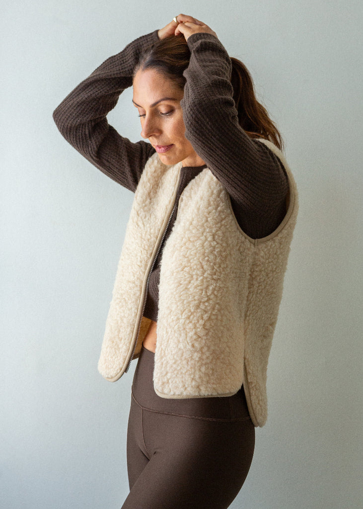 women's merino gilet