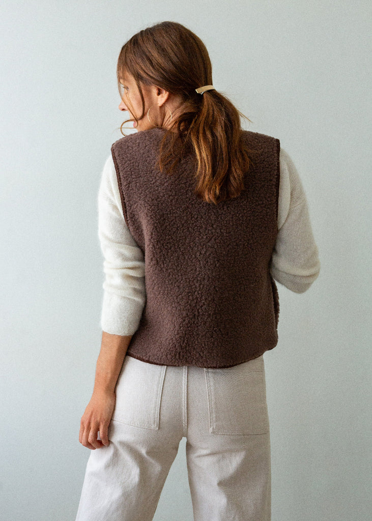 espresso merino gilet