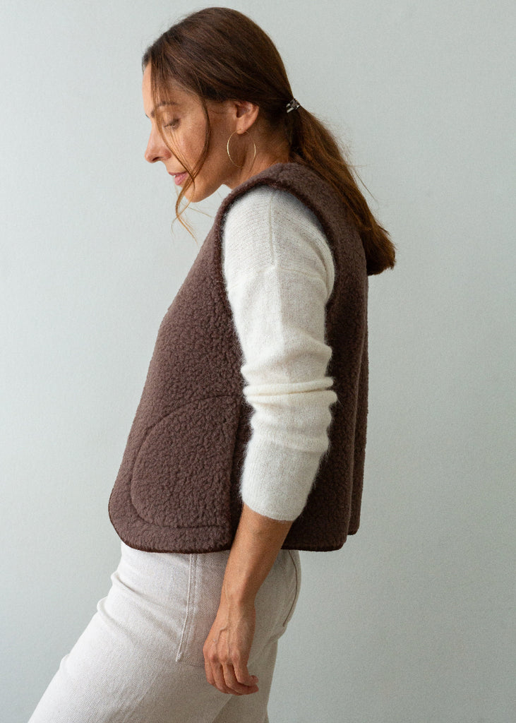 women's merino gilet