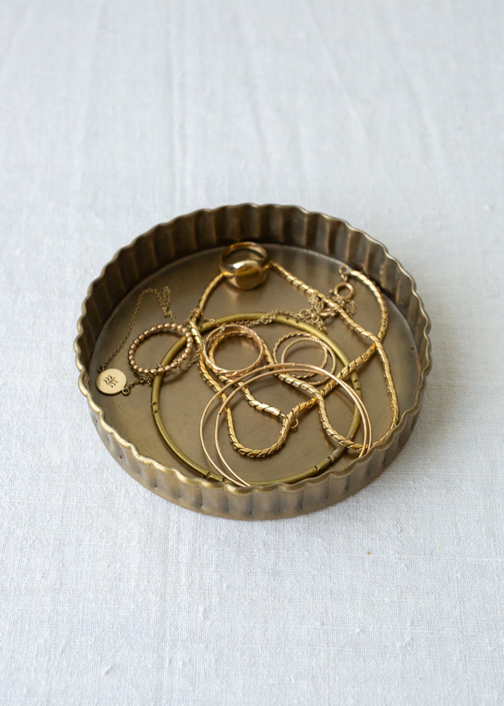 brass trinket tray