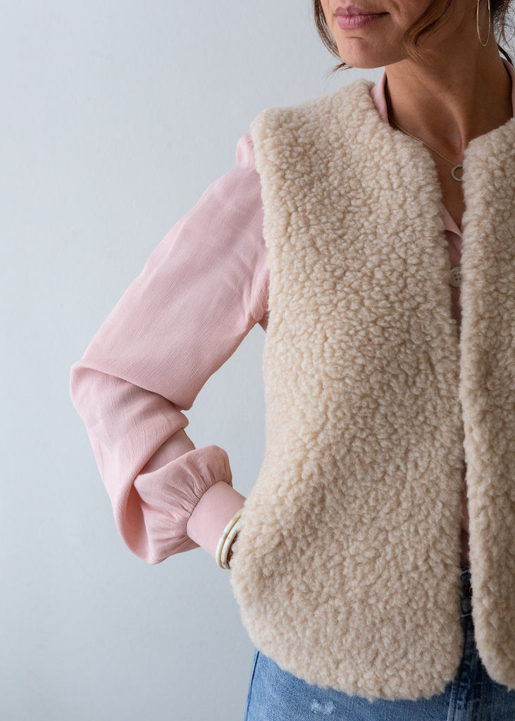 women's merino gilet