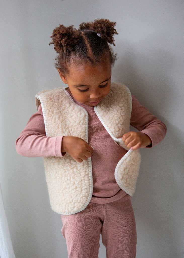 kids wool gilet