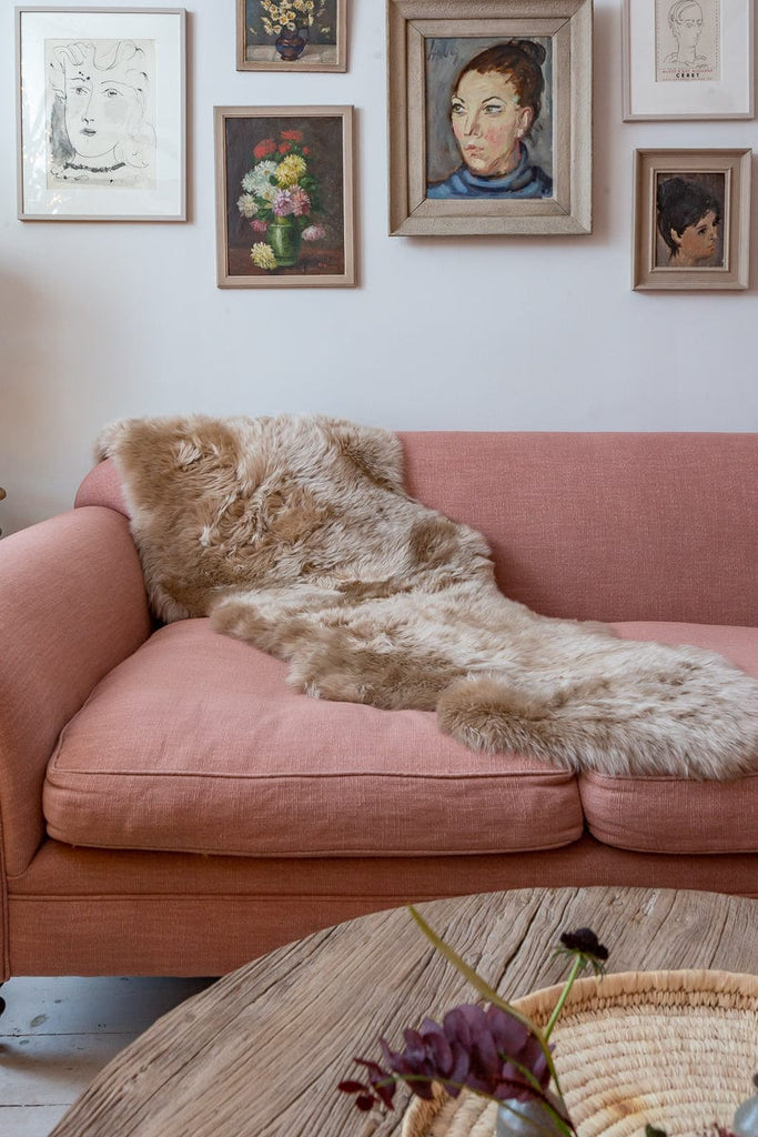 sumptuous sheepskin rug