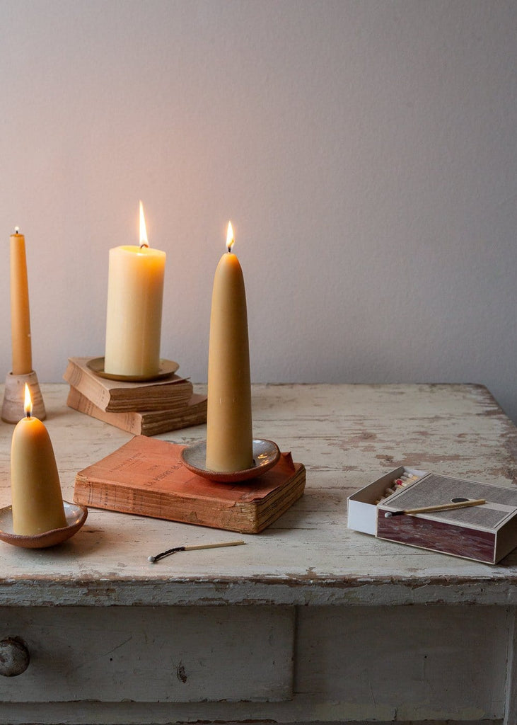 Giant Stubby – Pairs of 100% Pure Beeswax Candles - The Small Home