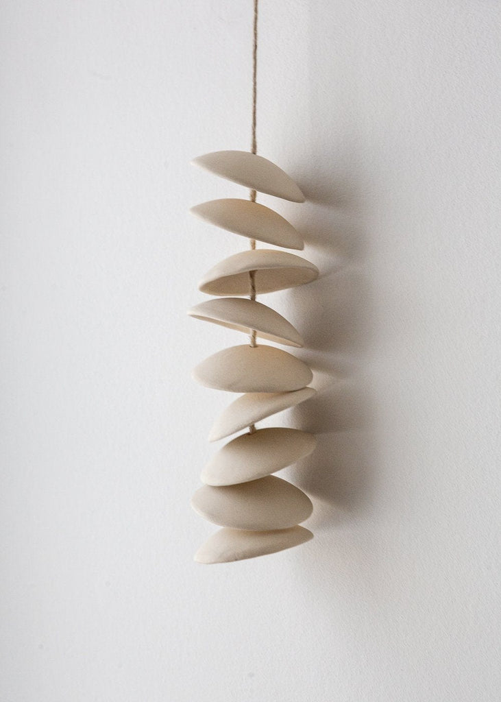 Stoneware Moon Chimes - The Small Home