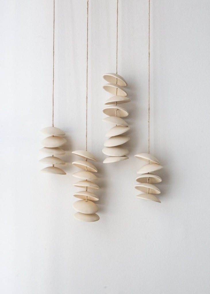 Stoneware Moon Chimes - The Small Home