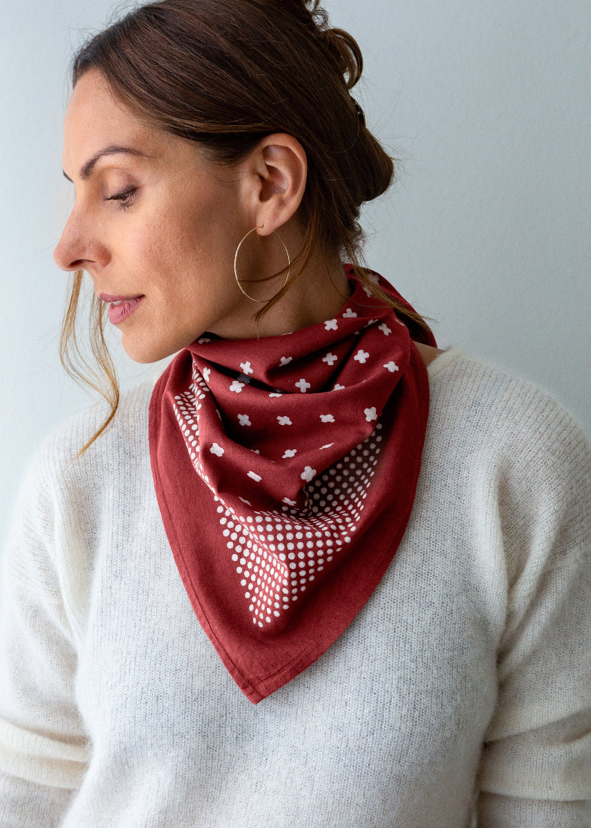 Burgundy Bandana
