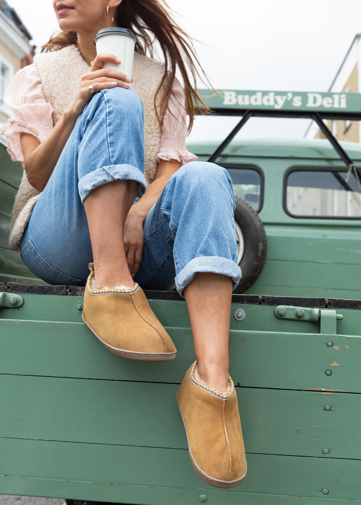Agnes Sheepskin Boots - Chestnut