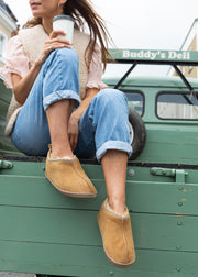Agnes Sheepskin Boots - Chestnut