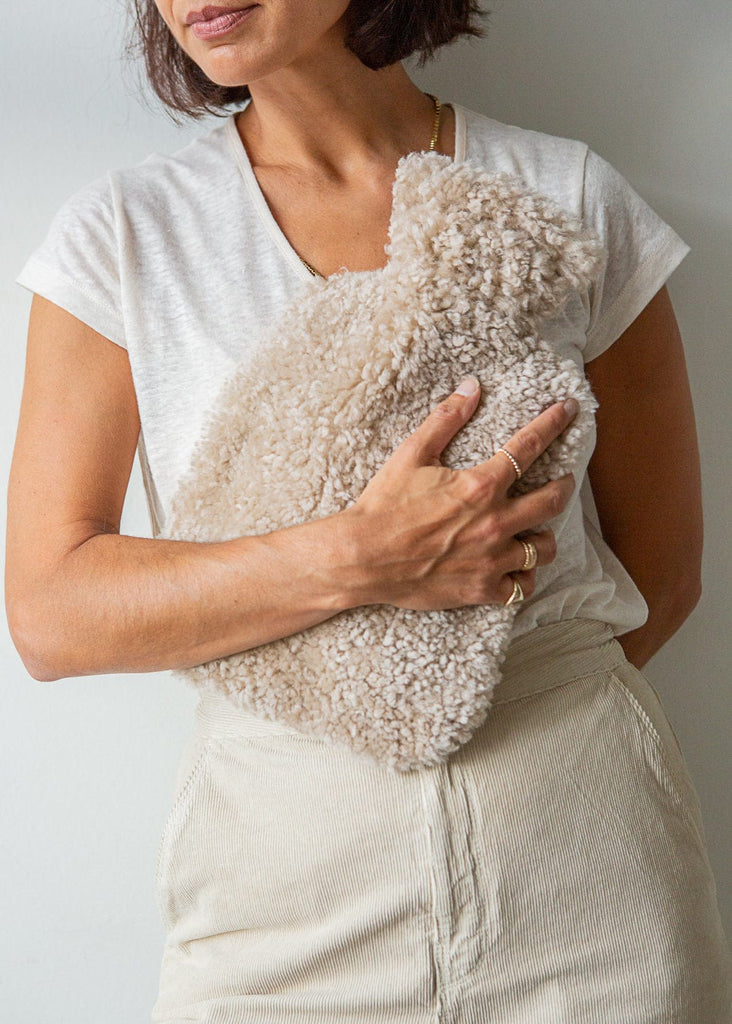 sheepskin hot water bottle