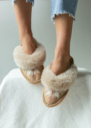 Women's Sheepskin Slipper Mules – Venus