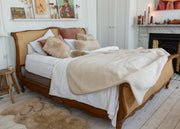 Camel Wool Blanket - Light Beige