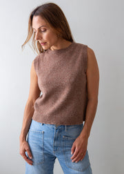 Knitted Tank Top – Hazelnut