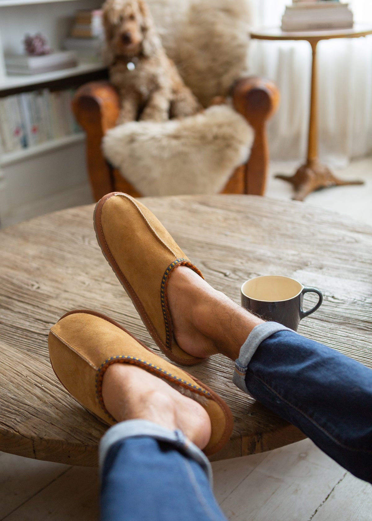 Men's Sheepskin Slipper Mules - Otto