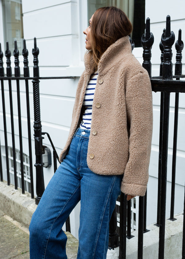 Merino Wool Funnel Jacket