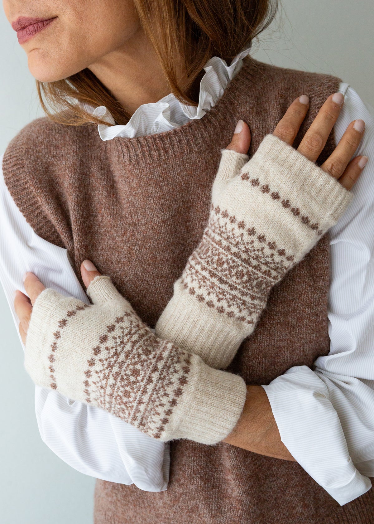 Knitted Tank Top – Hazelnut