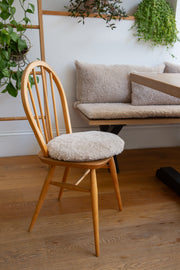Large Short-Hair Sheepskin Rectangle Cushion – Oatmeal