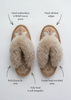 embroidered sheepskin slippers