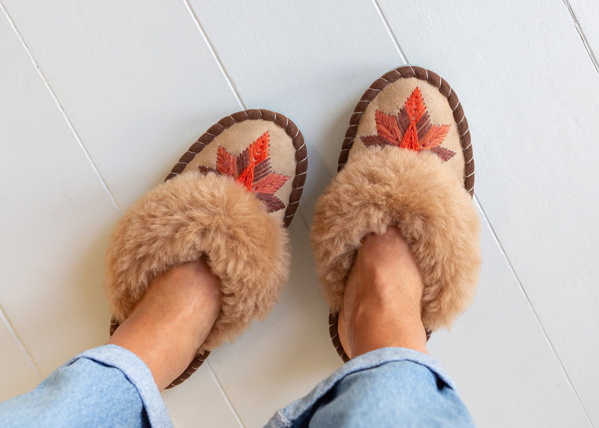 Women's Sheepskin Slipper Mules – Sedona