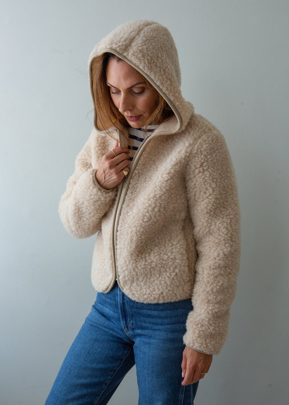 Merino Slim Hooded Jacket