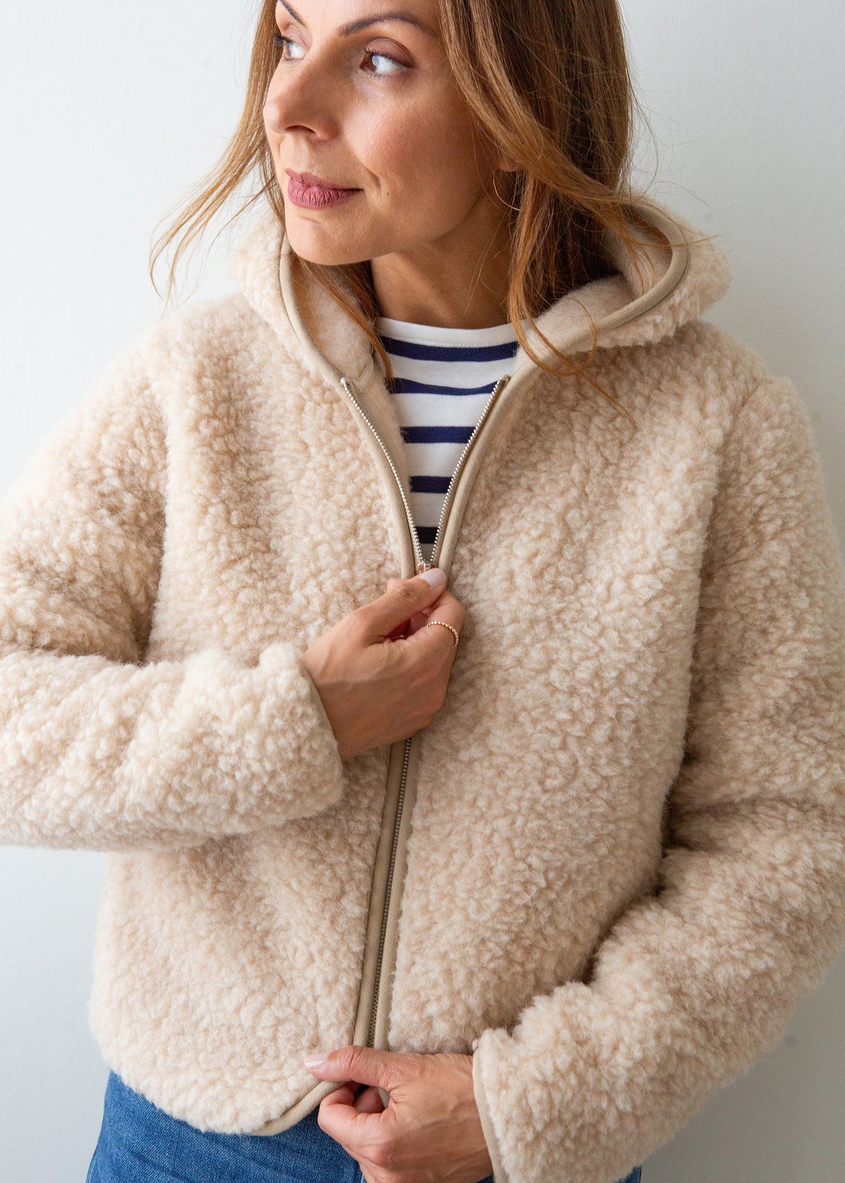 Merino Slim Hooded Jacket