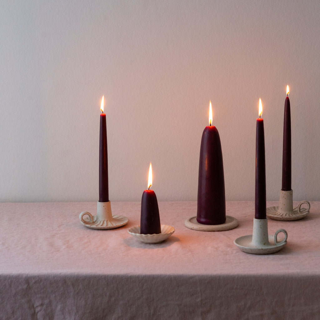 deep brown candles