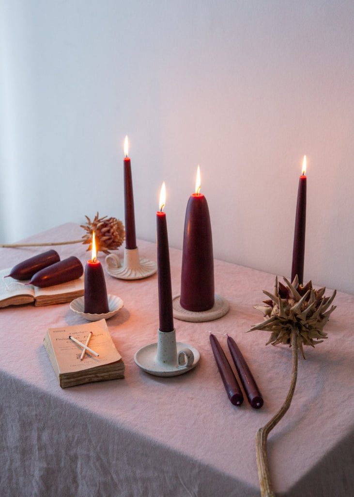 BURGANDY CANDLES