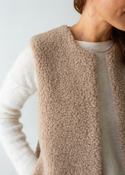 merino wool gilet