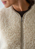 merino gilet with zip 