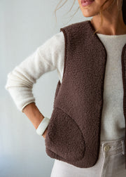 women's merino gilet