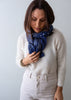 indigo block print scarf