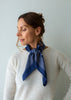 indigo blue bandana scarf
