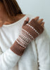 Fair Isle wrist warmers