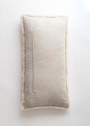 Sheepskin cushion