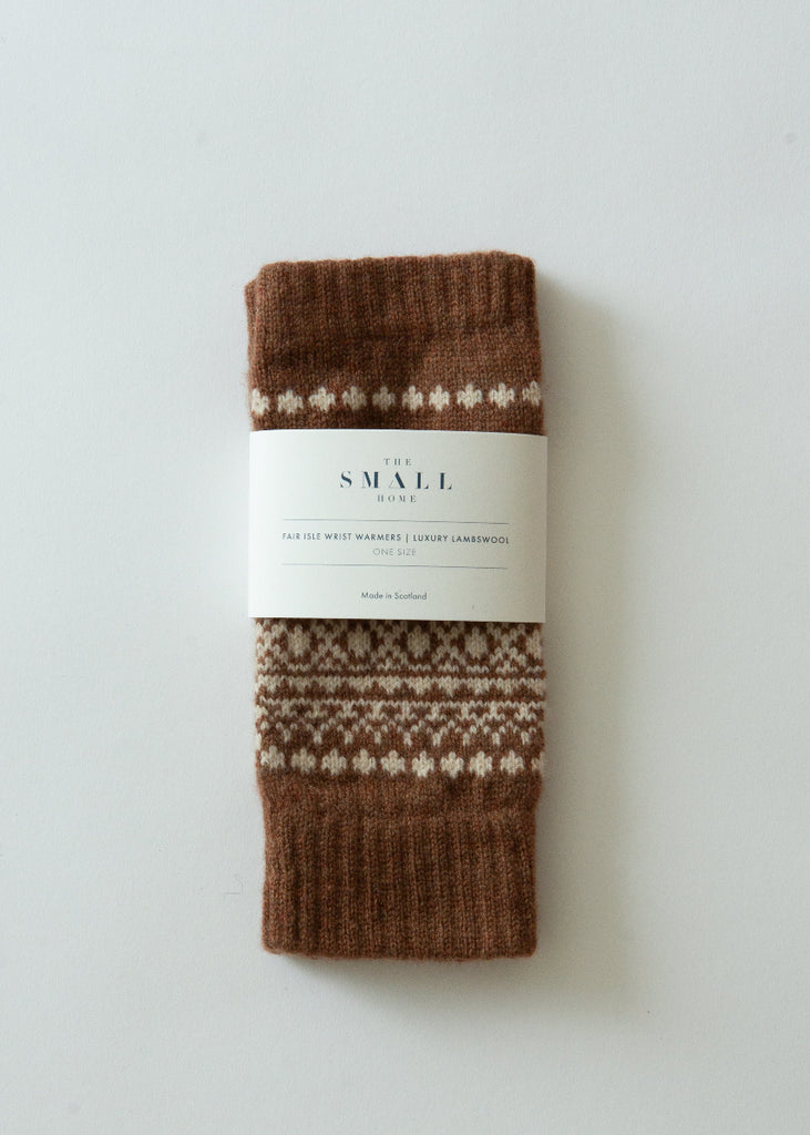 Women's Fair Isle wrist warmers