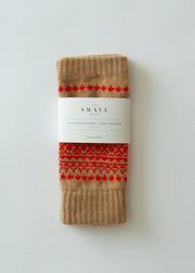 Red wrist warmers
