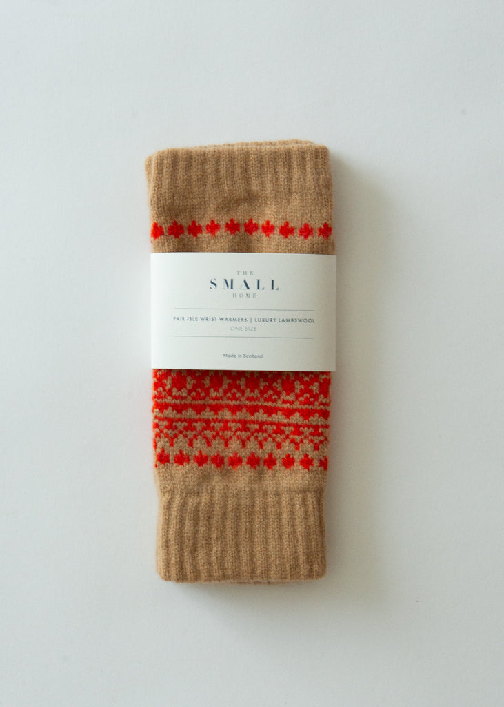 Red wrist warmers