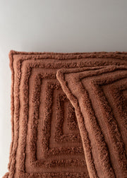 brown textured cushion