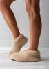 cream merino slipper boots