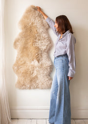 Large Sheepskin Rug – Natural Nappa