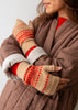 Women's Fair Isle wrist warmers