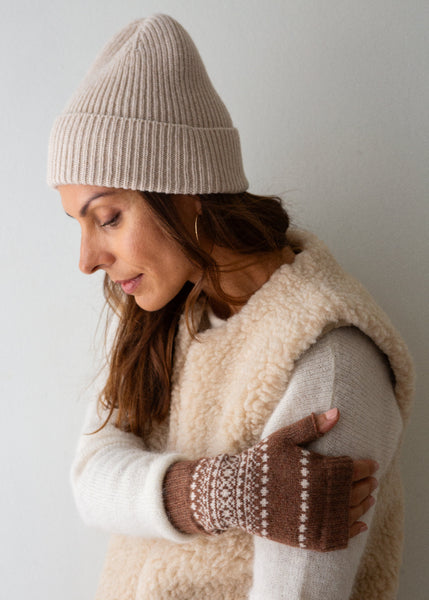 Luxury Beanie Hat - Oat