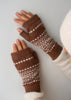 patterned wrist warmers