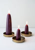 Brass candle tray