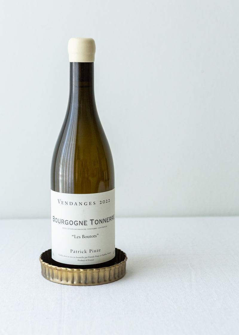 brass wine bottle coaster