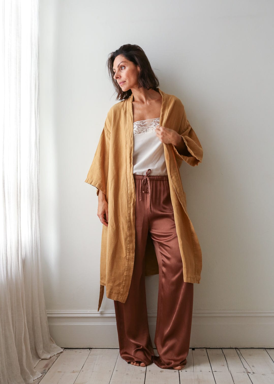 Linen kimono clearance jacket