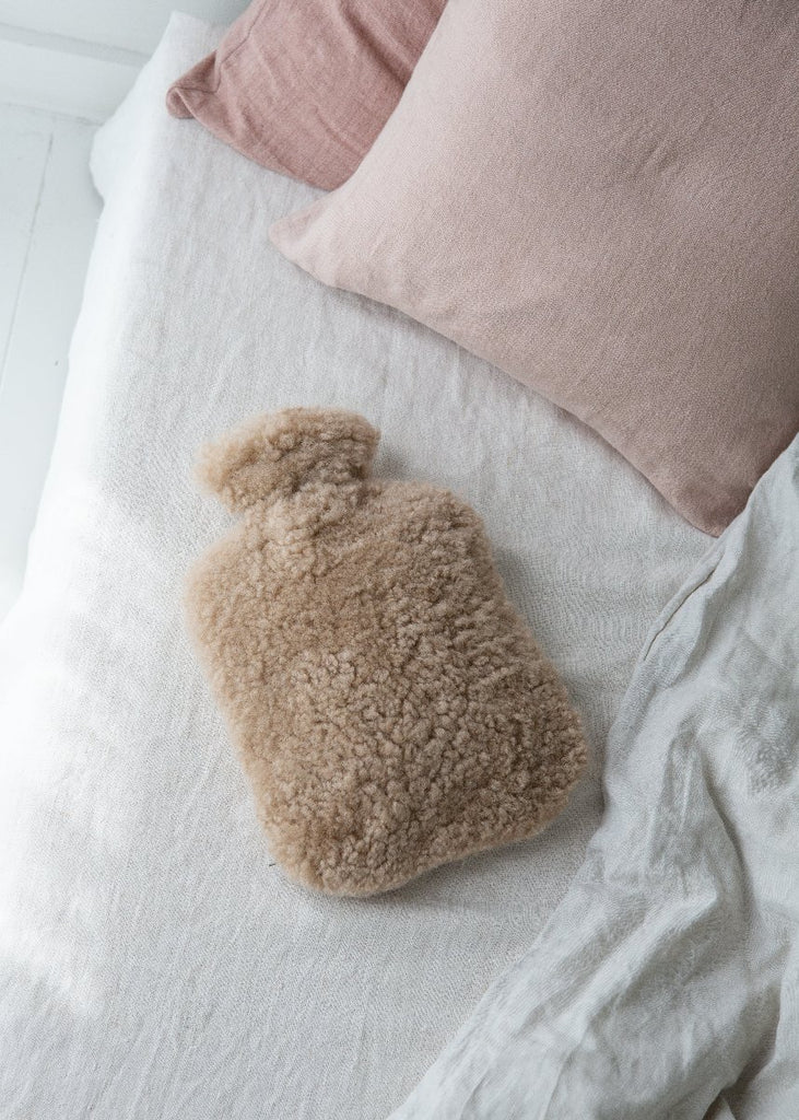 sheepskin hot water bottle